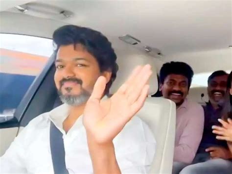 Watch Vijays Rolls Royce Ride With The Beast Team Tamil Movie