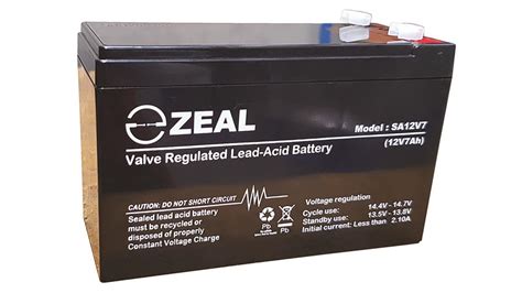 Zeal 7ah 12v Agm Battery Oz Toolbox