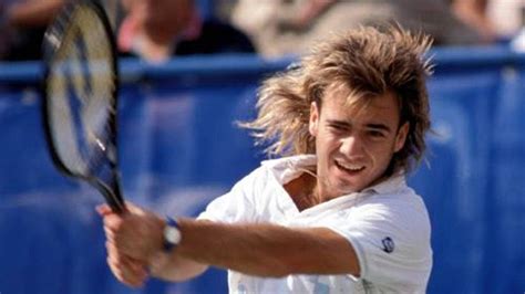 Download Andre Agassi Mullet Hairstyle Wallpaper