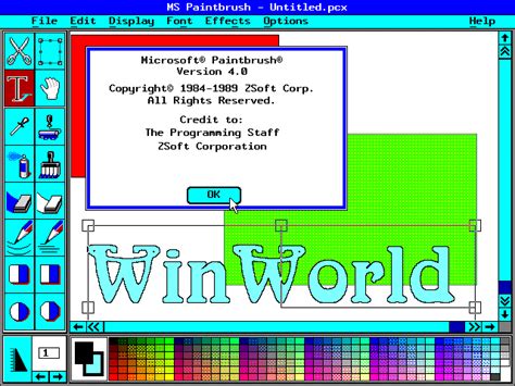 Winworld Microsoft Paintbrush 40