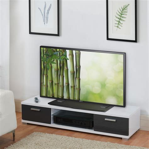Rotate Your Big Screen Tv With Our 31 In Eco Friendly Black Bamboo
