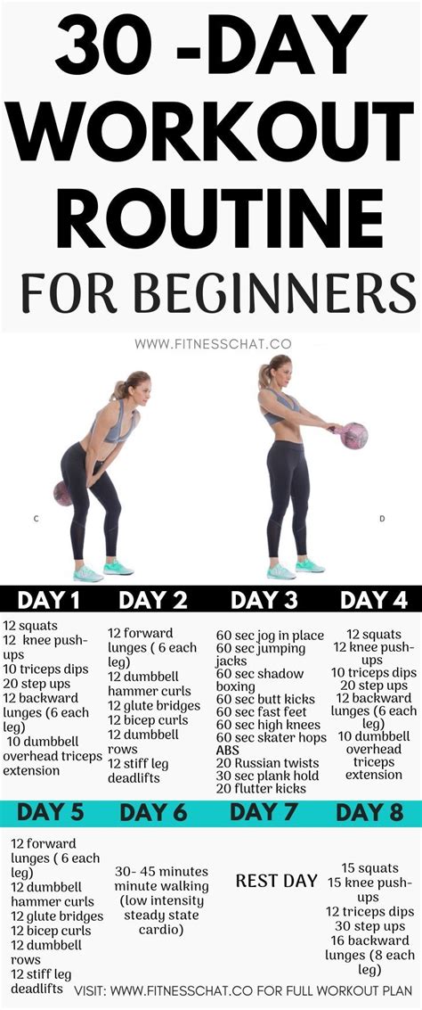The 14 day at home workout guide is a full body fat burn program, designed to target your entire body, with different styles of training across 14 days. Pin on WORKOUT ROUTINES FOR BEGINNERS
