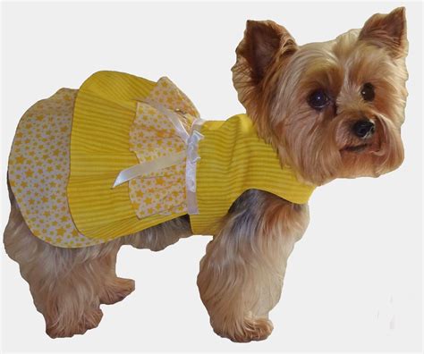Ruffle Dog Dress Sewing Pattern 1628 Dog Clothing Patterns Small Dog