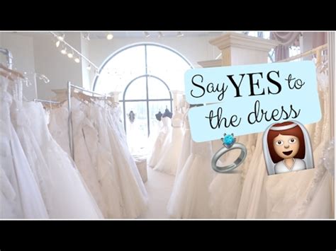 In sickness and in health. SAY YES TO THE DRESS! Wedding Dress Shopping! - YouTube