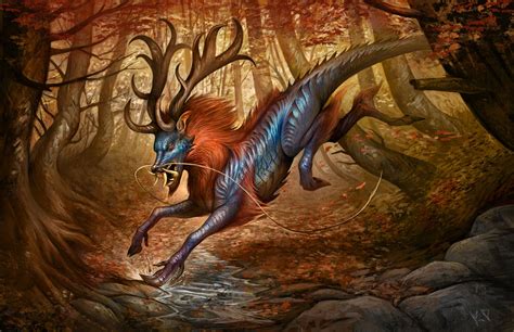 Qilin From Chinese Mythology Weird Creatures Mythical Monsters