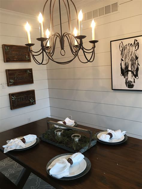 Dining Room With Shiplap Love How It Turned Out Home Decor House