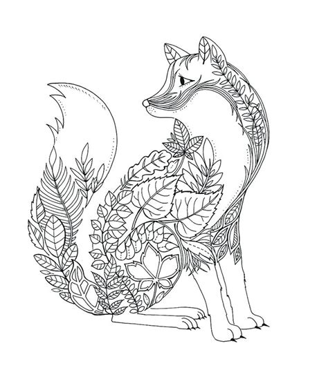Printable Fox Coloring Pages at GetColorings.com | Free printable