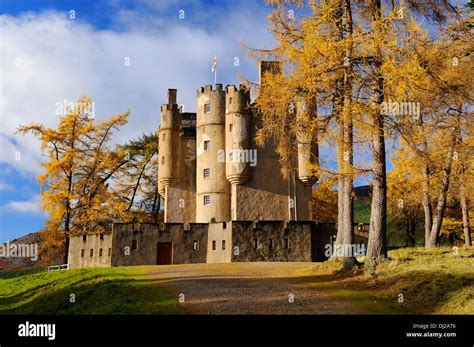 Braemar Castle Aberdeenshire Scotland Stock Photo Alamy