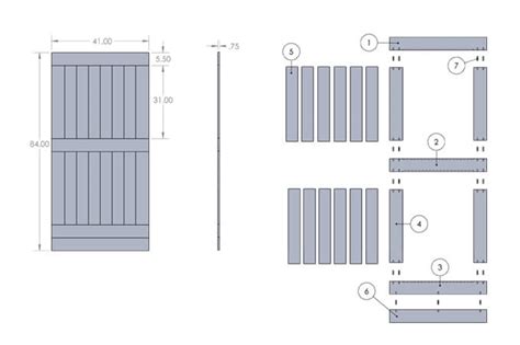 Wood Barn Door Plans | Gray House Studio