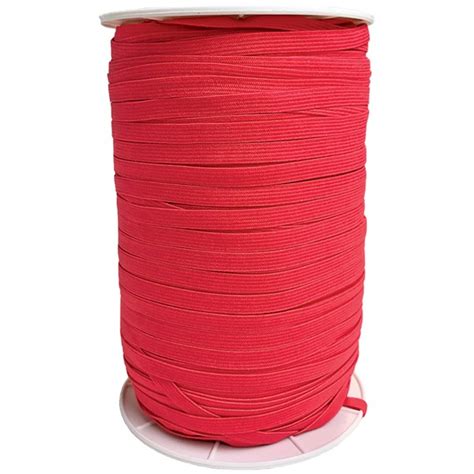 Knit Elastic By The Yard 14 Hot Red Sku E180 252 Stash Fabrics
