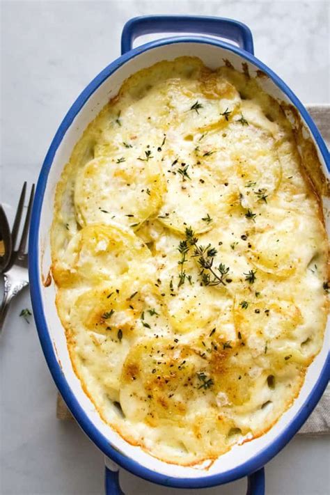 Potatoes Au Gratin This Delicious And Easy Potato Side Dish Recipe Is The Perfect Make Ahead