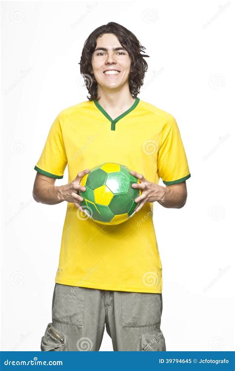 Man With Ball In His Hands Stock Image Image Of Expressive 39794645