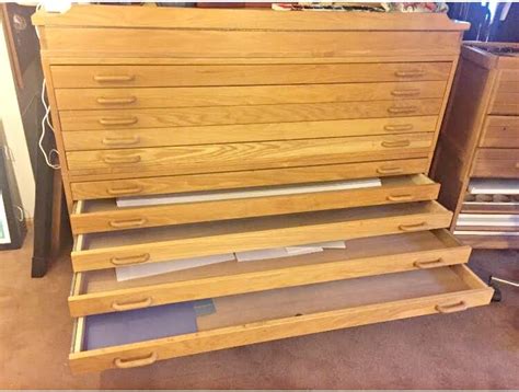 Shipping and local meetup options available. Used Art Print / Blue Print Flat File Storage Cabinet ...