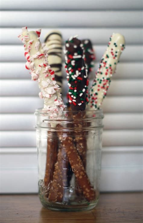 Chocolate Dipped Pretzel Rods 101 Days Of Christmas Life Your Way