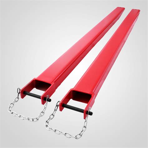 72x4 Forklift Pallet Fork Extensions Pair Heavy Duty Lifts Slide