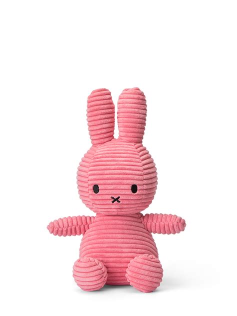 Miffy Sitting Corduroy Bubblegum Pink 23 Cm 9 Bon Ton Toys