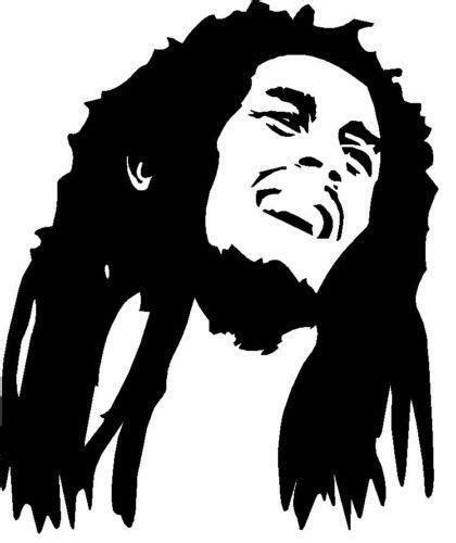 Bob marley vector vector graphic portraits free clip art celebrity portrait as abraham lincoln honest abe famous people vector portraits. Bob Marley Car Sticker | eBay