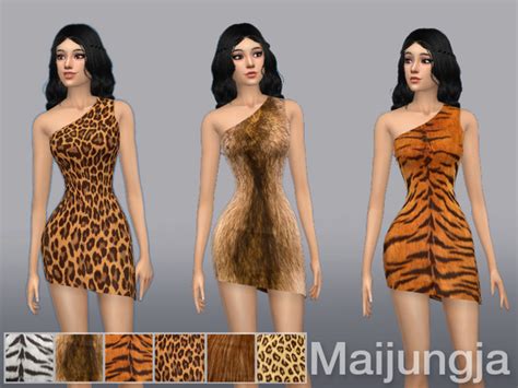 Stone Age Dress By Maijungja At Tsr Sims 4 Updates