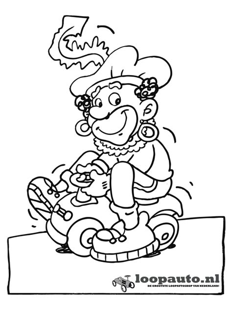 Kleurplaat Piet Sinterklaas, Kleurplaten, Thema