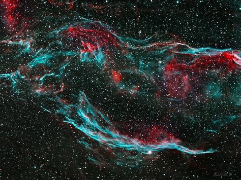 Veil Nebula Ngc 6960 Copy Michael Adler Earth And Sky Imaging