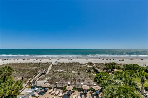 Connected to the private oceanfront balcony is the spacious living area. Carolina Dunes - 504 (2 bedroom, Sleeps 8) - Vacation ...