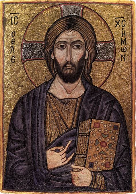 Salvator Mundi By Mosaic Artist Byzantine