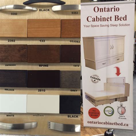 Maybe you would like to learn more about one of these? Cabinet Bed Colour Swatch . http://ontariocabinetbed.ca/t ...