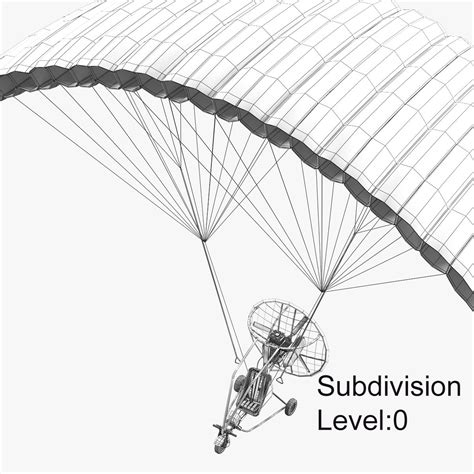 Powered Paraglider 3d Modell 45 Unknown Fbx Max Free3d