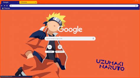 Naruto Uzumaki Modern Theme 2v Chrome Theme Themebeta