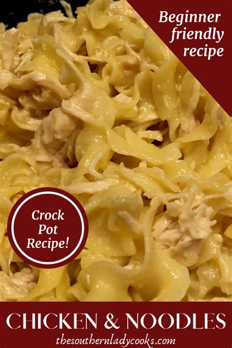 Crock Pot Chicken And Noodles Chicken Crockpot Recipes Easy Crockpot