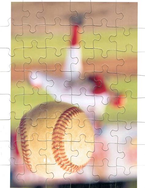 Baseball Jigsaw Puzzle Summer Ball Coach T Pitcher