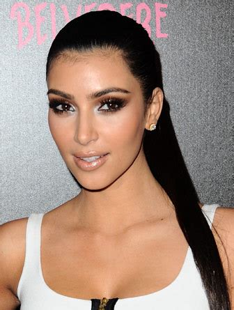 Kim Kardashian Showed Off Long Retro Hair Styles Hairstyle