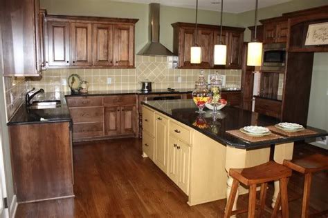 Just a gutted house but i m thinking of paint colors for the cabinets and interior walls and i just got the drawings back for the. 17 Best images about Kitchen with different color island ...