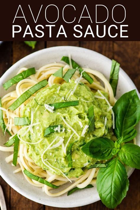 This Easy Healthy And Deliciously Creamy Avocado Pasta Sauce Recipe Is