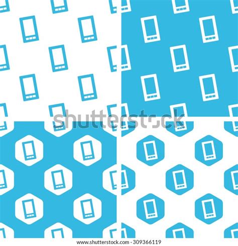 Smartphone Patterns Set Stock Vector Royalty Free 309366119