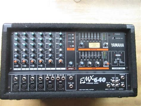 Price Drop Yamaha Emx 640 Ampmixer In Whitchurch Cardiff Gumtree