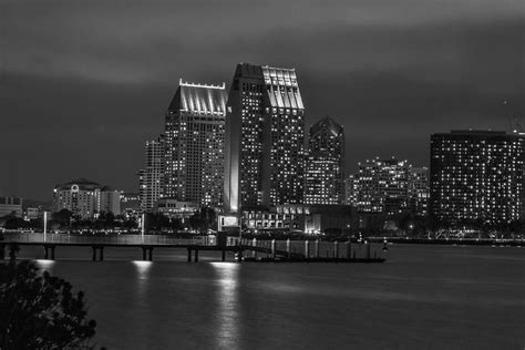 City Lights In Black And White Photograph By Marnie Patchett