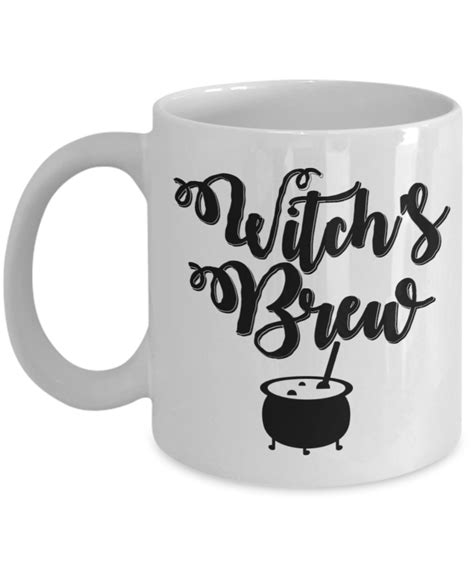 40+ creative halloween drinks and cocktails that'll get the party started. Witches Brew Coffee Mug - Halloween Themed Witch Cauldron Best Sarcastic Ceramic Cups With Funny ...
