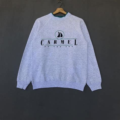 Carmel By The Sea Sweatshirt Print Out Logo Pullover Depop