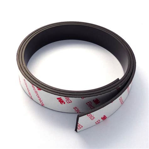 Flexible Magnet With 3m Adhesive 20mm X 2mm