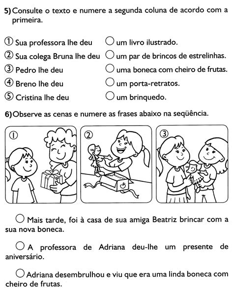 Atividade Texto Instrucional 3 Ano