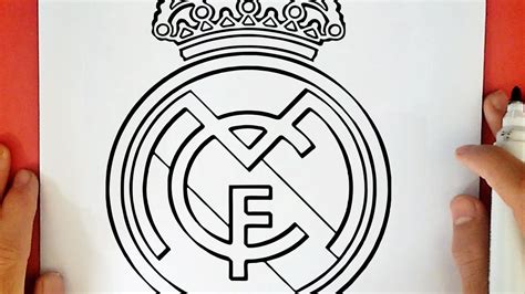 Dibujo Para Colorear El Escudo Del Real Madrid Vn