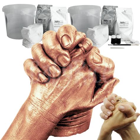 3d Adult Hands Casting Moulding Kit Hold Hands Forever Anniversary