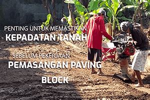 Hal ini kerana anda hanya perlu dapatkan cop sahaja di pejabat lhdn yang akan mempercepatkan. Kepadatan Landasan Tanah untuk Pemasangan Paving Block