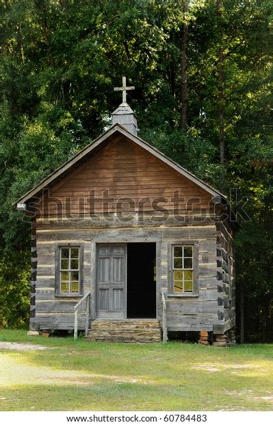 Old Country Log House Church Stock Photo Edit Now 60784483
