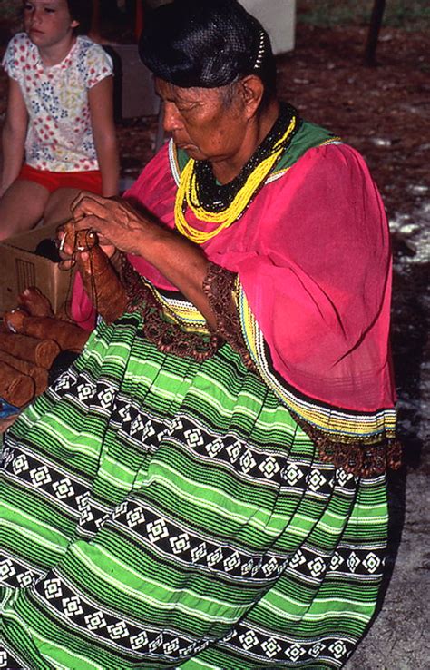 Florida Memory Seminole Woman Sewing