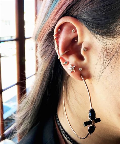 Rook Piercing Photos La Trend Photos Celebrity Piercer