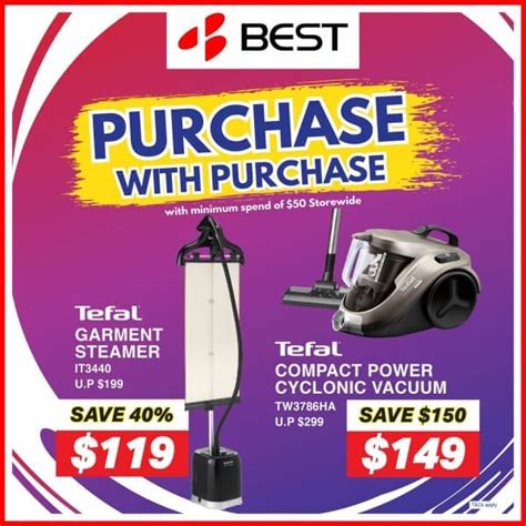 2 Oct 2020 Onward Tefal Purchase With Purchase Promotion At Best Denki