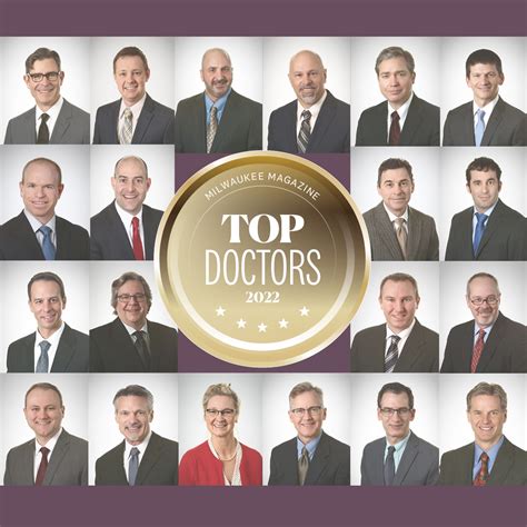 24 Ohow Physicians Named As Top Doctors By Milwaukee Magazine For 2022 Orthopaedic Hospital Of