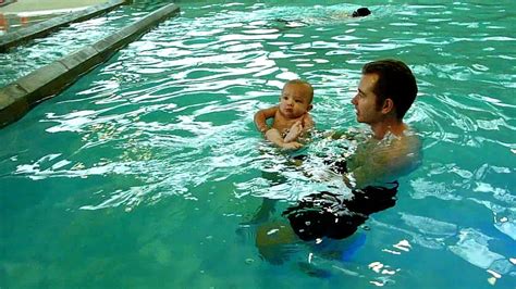 Austin Swimming With Dad Youtube